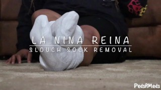 La Nina Reina Slouch Sock Removal Preview