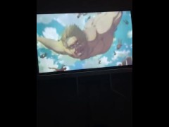 Jerking off to Attack on Titan Epic SCENE!