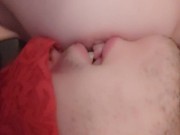Preview 5 of i play with her nipples then she fuck my face