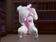 Preview 2 of Schoolgirl caught masturbating in the library