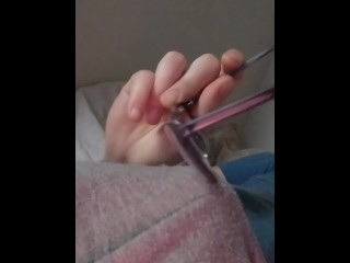 Teasing and Cumming on my Glasses