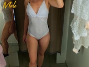 Preview 3 of Perfect Body Girl in Fitting Room Compilation. Anna Mole