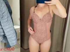 Perfect Body Girl in Fitting Room Compilation. Anna Mole