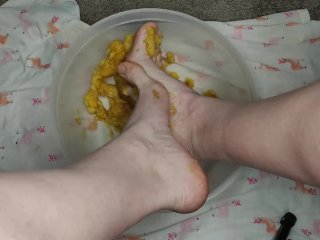 kink, food, exclusive, foot smother
