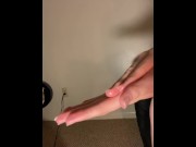 Preview 3 of Rocking his cock with amazing toe job!!