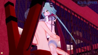 Анна и Юки занимаются глубоким сексом в секретной комнате. - Принцесса Коннект! Re:Dive Хентай