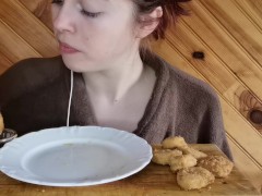 Mukbang ASMR cordonbleu nuggets glacechocolat, lien dans ma bio pour mon site 