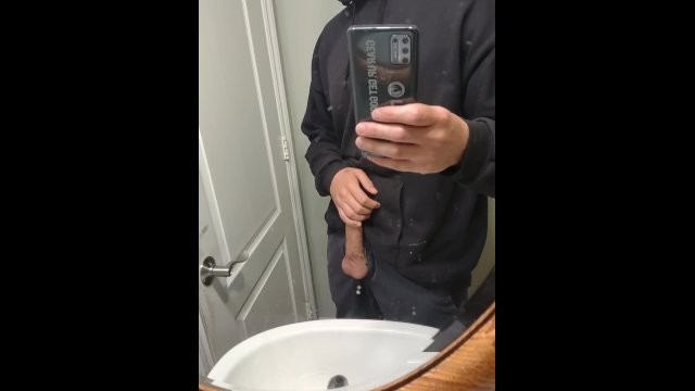 Guys shows off Fat white dick