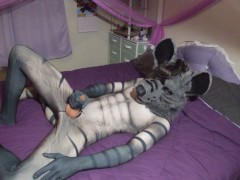 Just a hyena boy pawing~