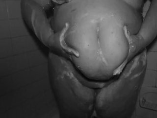 exclusive, thick and curvy, big tits, shower