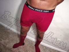 SUBSCRIBE LIKE👍- BBC IN RED BOXERS - IG BENBENDHER