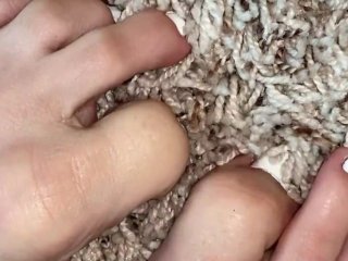 foot fetish, white toenails, toe worship, verified amateurs