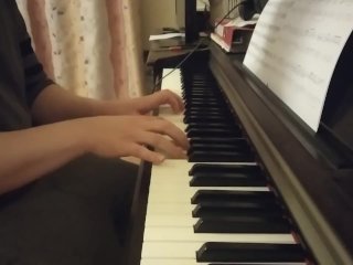 classical music, pianino, hands, solo male