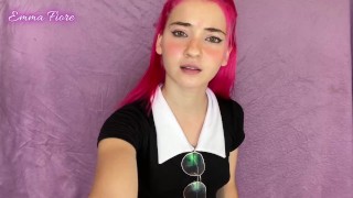 Blow me POV - Red Hair Teen Suck like, Crazy