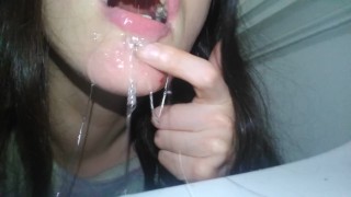420 Spit Fetish Slut Spitting From The Bathroom Sink While Sitting On The Toilet In Full Videos Many Videos