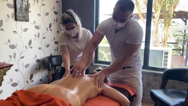 INTIMATE Massage for a Girl in 4 Hands - Pornhub.com