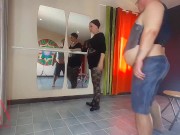 Preview 3 of Spank ballerina's ass. Bad dancer (Regina Noir). The teacher scolds, fucks in the mouth Part 3