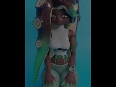 Video Marina cools off sucking popsicle