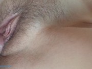Preview 5 of Teen pussy closeup, pussy juice, hairy pussy closeup