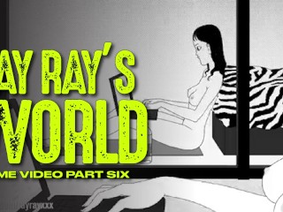 RAY RAY XXXは、彼女が家で自分で遊ぶようにアニメーションになります!