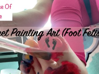 Piedi Pittura Art (foot Fetish) - GlimpseOfMe