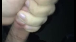 A little cock stroking 