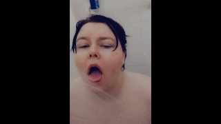 Snapchat divertido en la ducha
