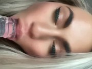 Preview 3 of JOI, cum countdown sexy lingerie and suckling DILDO! So horny and masturbate!