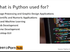 Sexy Python Tutorial on Pornhub 01 Introduction (Poor English Ver)
