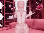 Preview 1 of VRChat Neko Waifu Masturbates and Cums While Being Watched (Chaturbate)