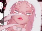 Preview 2 of VRChat Neko Waifu Masturbates and Cums While Being Watched (Chaturbate)