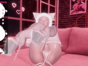 Preview 3 of VRChat Neko Waifu Masturbates and Cums While Being Watched (Chaturbate)