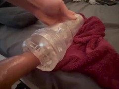 COCK PUMPS FLESHLIGHT ICE WITH BIG 8” COCK