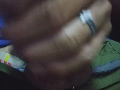 Masturbating in the kitchen...