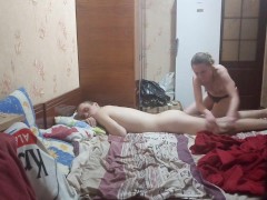 муж - радость жены - Screenshot 3 of 16 - Femdom Strapon Guy