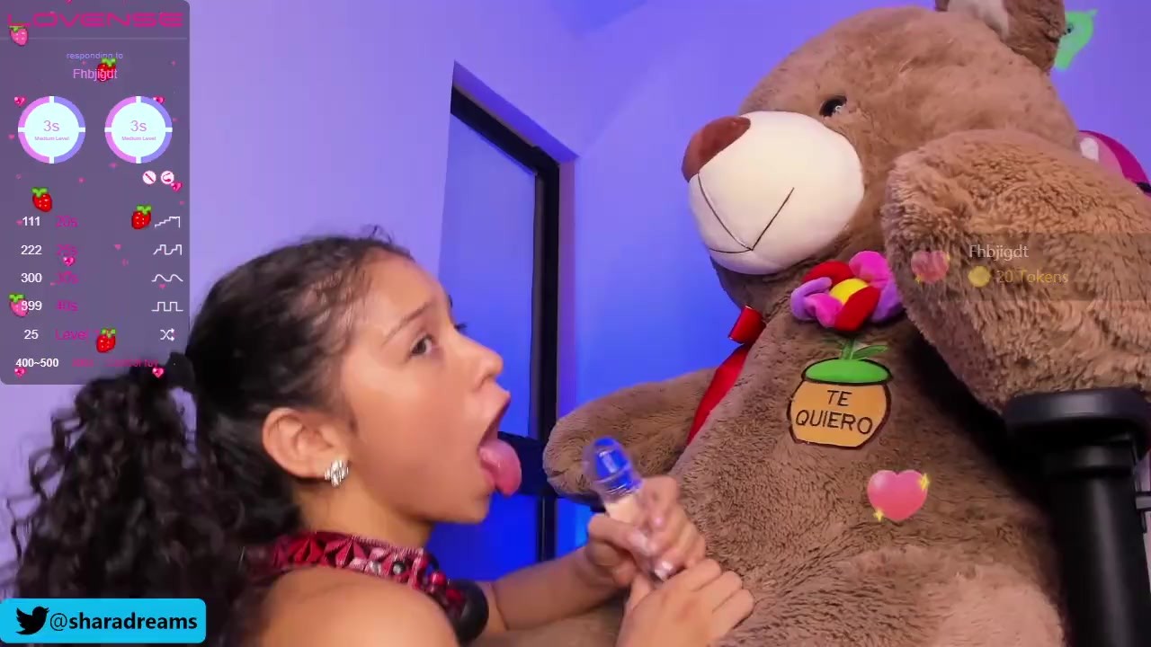 oral sex to my teddy bear