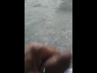 Jerking off at the garage....