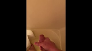 Quick Jerk And Cum In Shower
