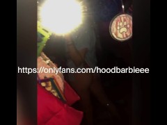 BUSTY BLONDE HOODBARBIE UPLOADS HER FIRST VIDEO