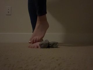 white toes, brazilian, solo female, socks