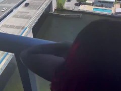 Video Gave Her Hard Dick All Throughout This Airbnb In Miami Outside To Inside 💦 Major Cum Shot 