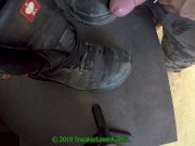 Preview 1 of Fun with Engelbert Strauss S3 boots (no cum)