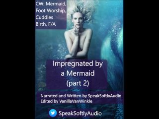 pregnant, gentle, exclusive, mermaid