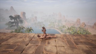 Sexe de jeu vidéo Conan Sexiles a réparé un pont énorme entre les mondes et a fait l’amour