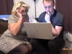 Video Aunt Judy's XXX - 48yo Busty BBW Camilla FUCKS the Computer Guy