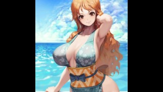 ONE PIECE - HOT NAMI WANT TRY THREESOME WITH ZORO AND SANJ / DOUBLE PENETRATION / LICKING PUSSY