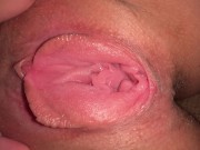 Preview 2 of Hot close up pussy masturbation, real teen orgasm