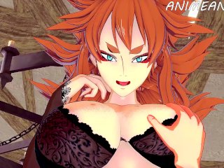 big dick, mereoleona, koikatsu party, big boobs