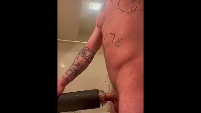 Daddy testing his new toy
