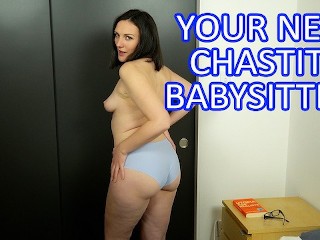 Preview: Je Nieuwe Chastity Babysitter - Pantyboy JOI Door Clara Dee